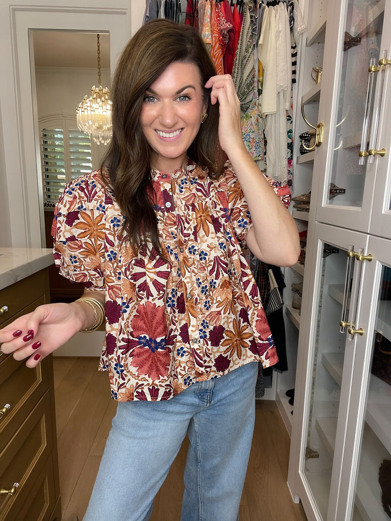 Autumn Petals Top