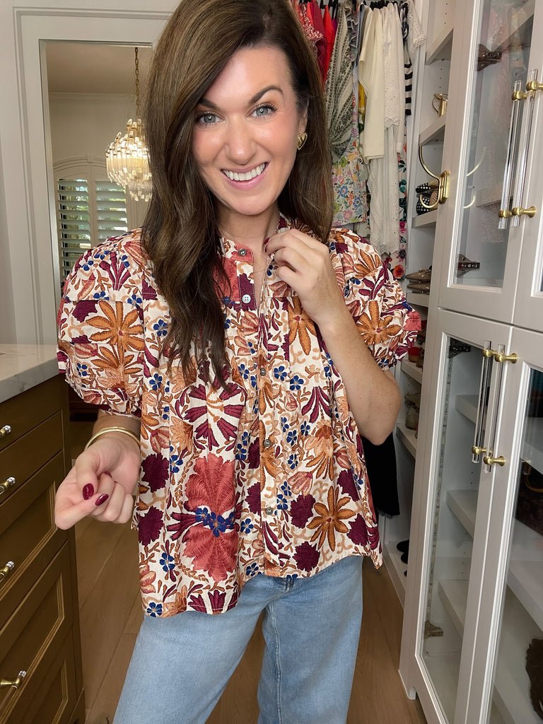 Autumn Petals Top