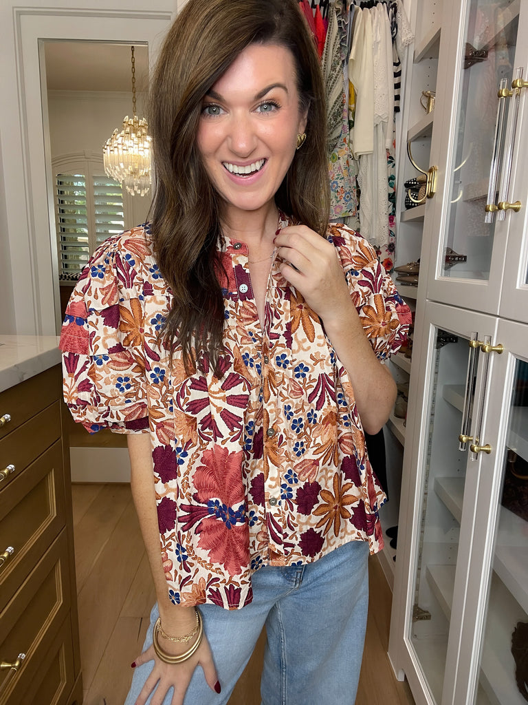 Autumn Petals Top