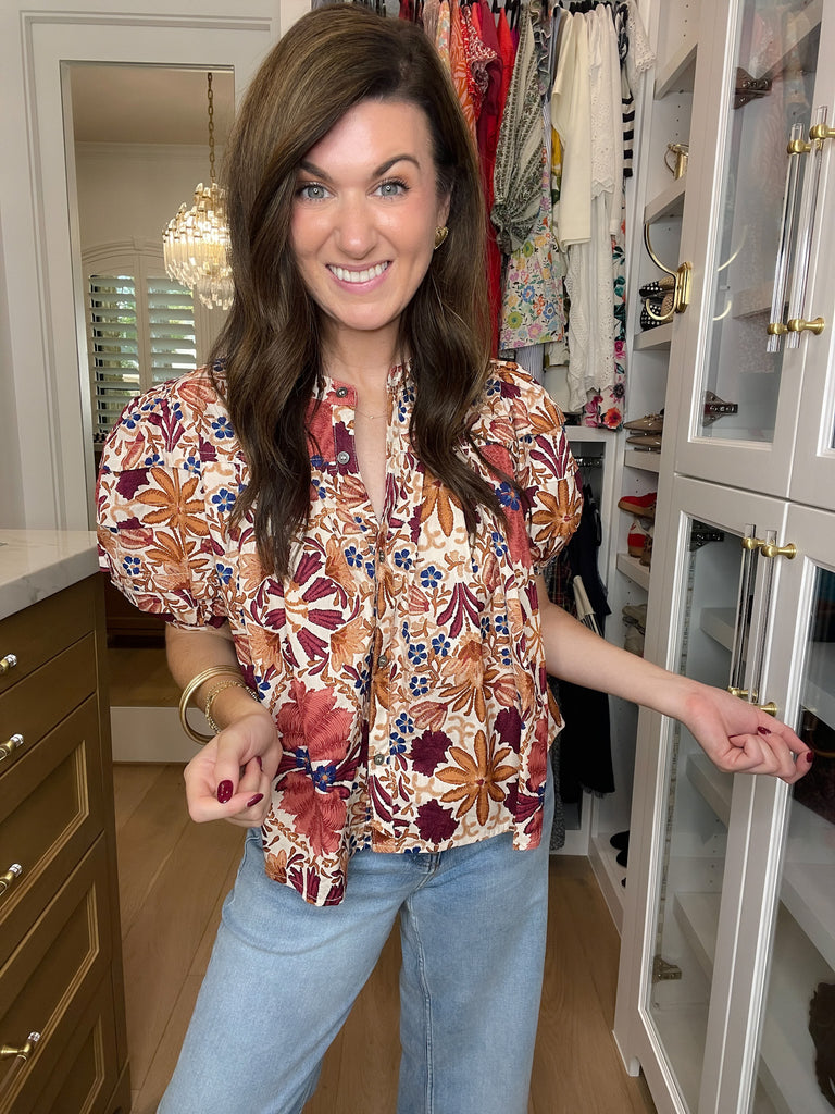 Autumn Petals Top