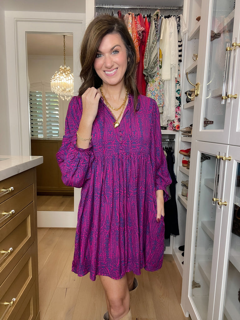 Berry Boheme Dress