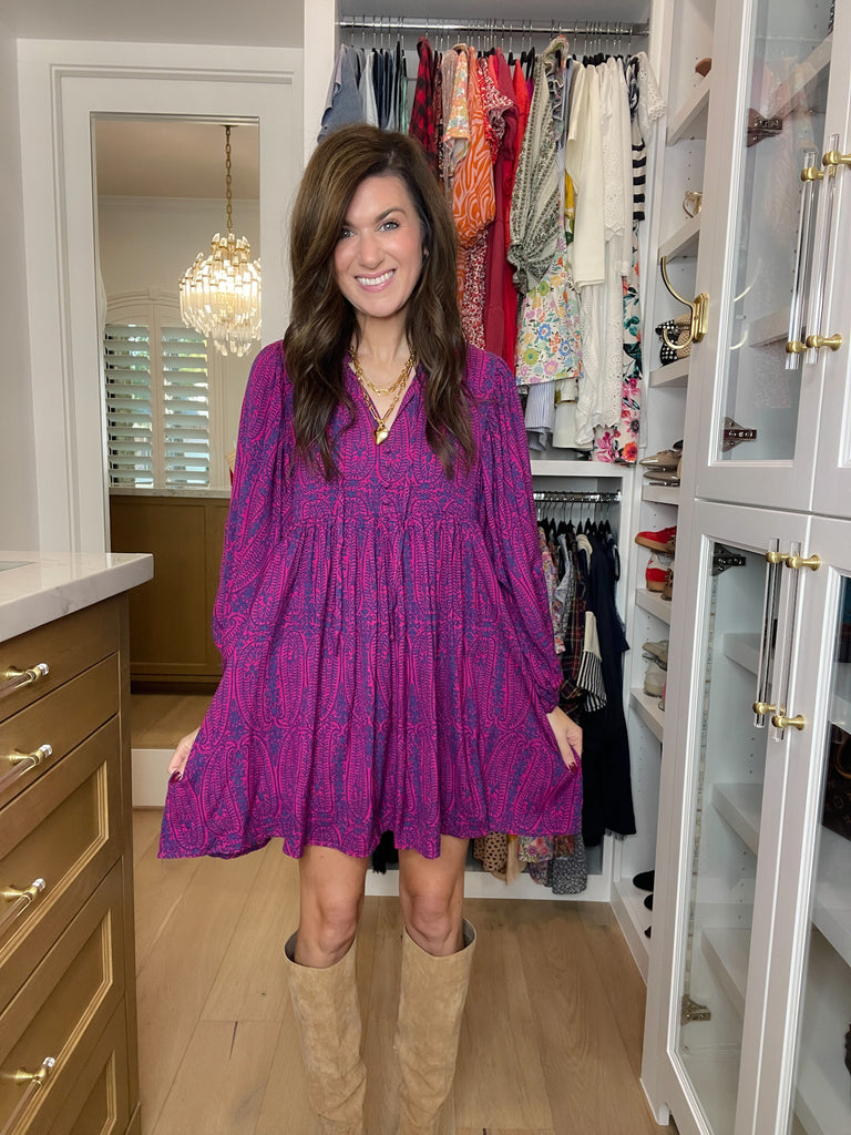 Berry Boheme Dress