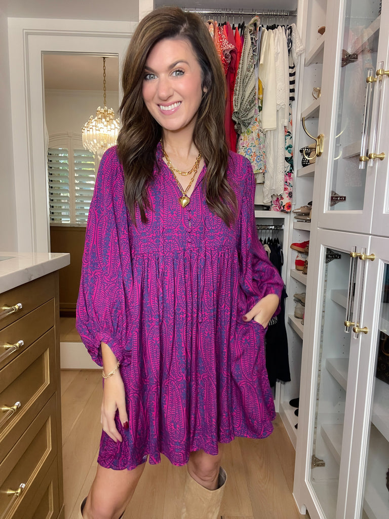 Berry Boheme Dress