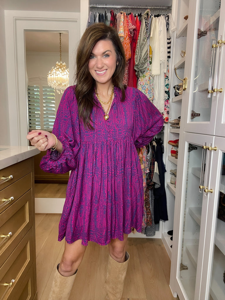 Berry Boheme Dress