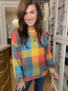 Main Character Plaid Tunic in Red/Butterscotch/Teal