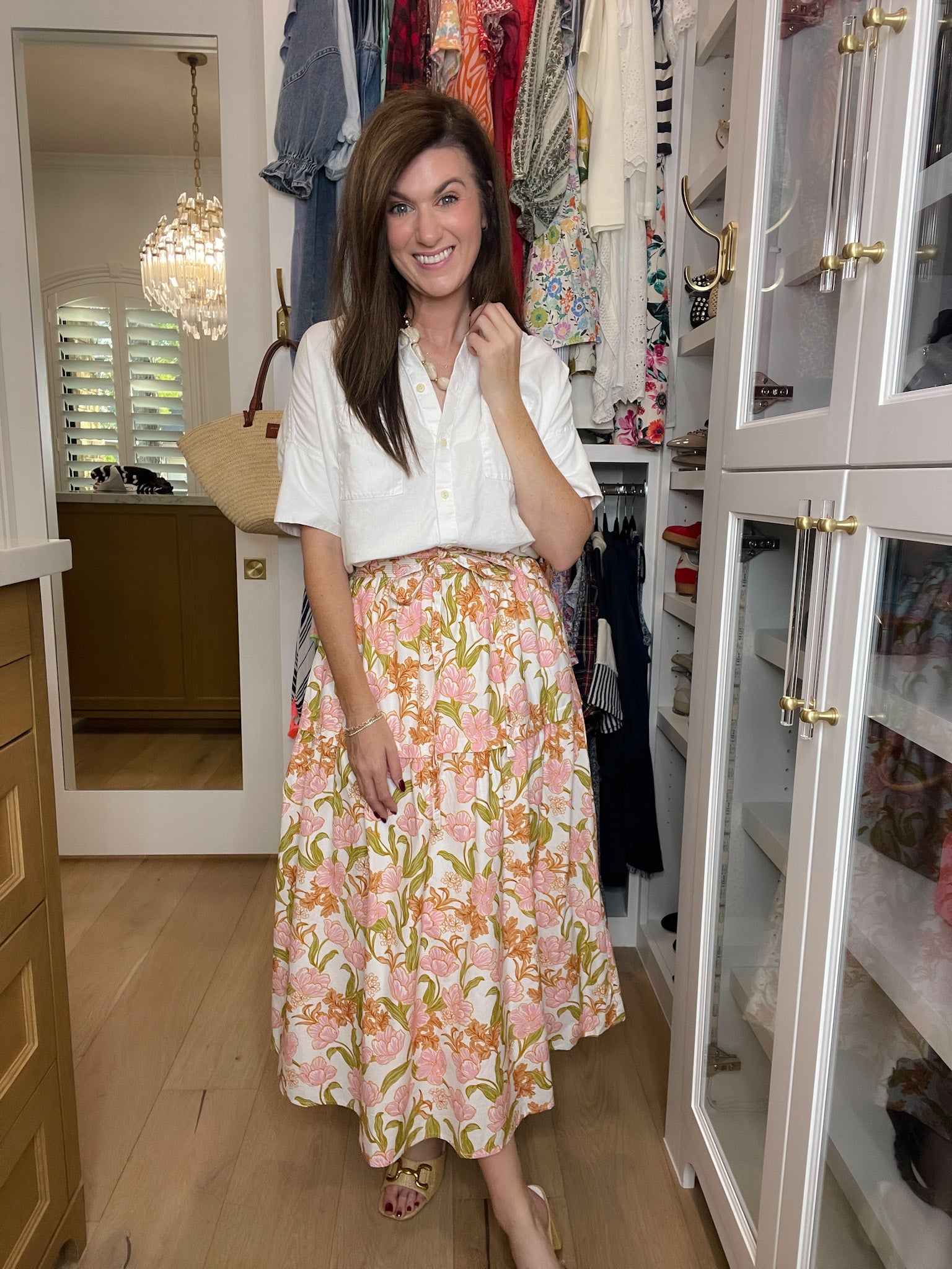 Ever After Floral Maxi Skirt