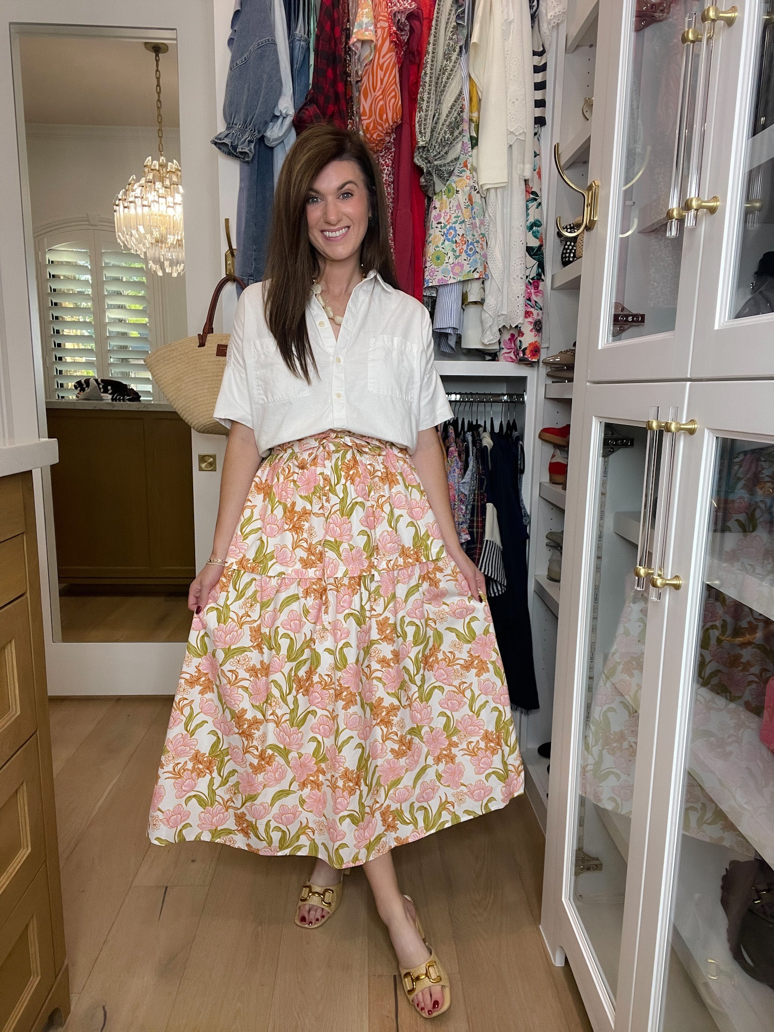 Ever After Floral Maxi Skirt