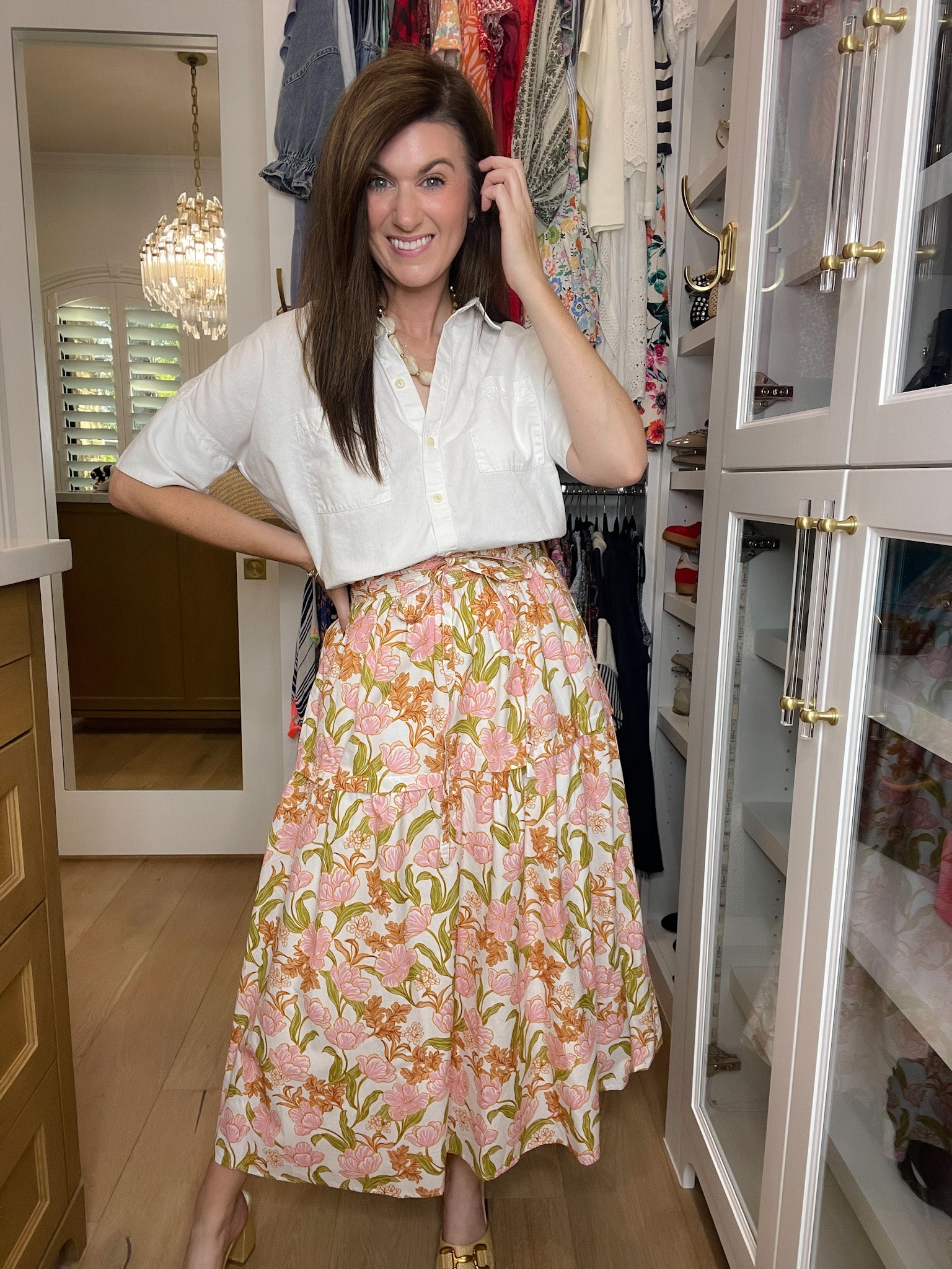 Ever After Floral Maxi Skirt