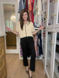 Risen Jett Tummy Control Cropped Black Jeans