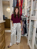 Dot the Town Wide Leg Pants