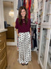 Dot the Town Wide Leg Pants