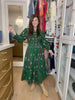 Ever After Midi Dress in Hunter Green