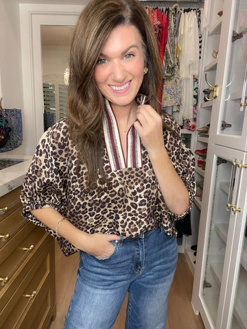 Cowboys Leopard Star Tee