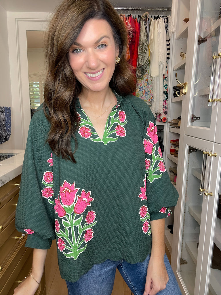 Forest Bloom Top