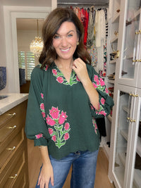 Forest Bloom Top