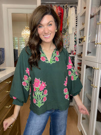Forest Bloom Top