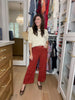Camden Cuffed Jeans in Rust