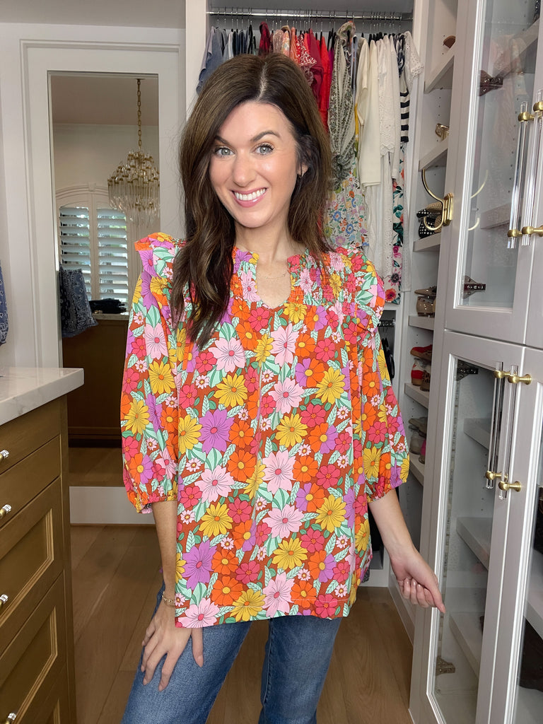 Mums the Word Floral Top