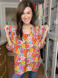 Mums the Word Floral Top