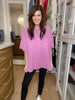 Endless Ease Oversized Tee in Orchid