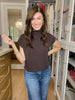 Polished Ease Top in Brown
