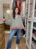 Pumpkin Patch Pullover in Olive/Rust