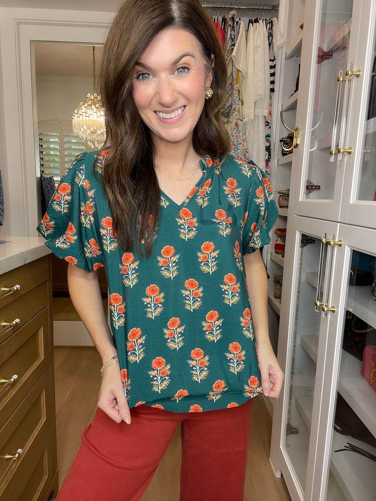 Autumn Garden Top