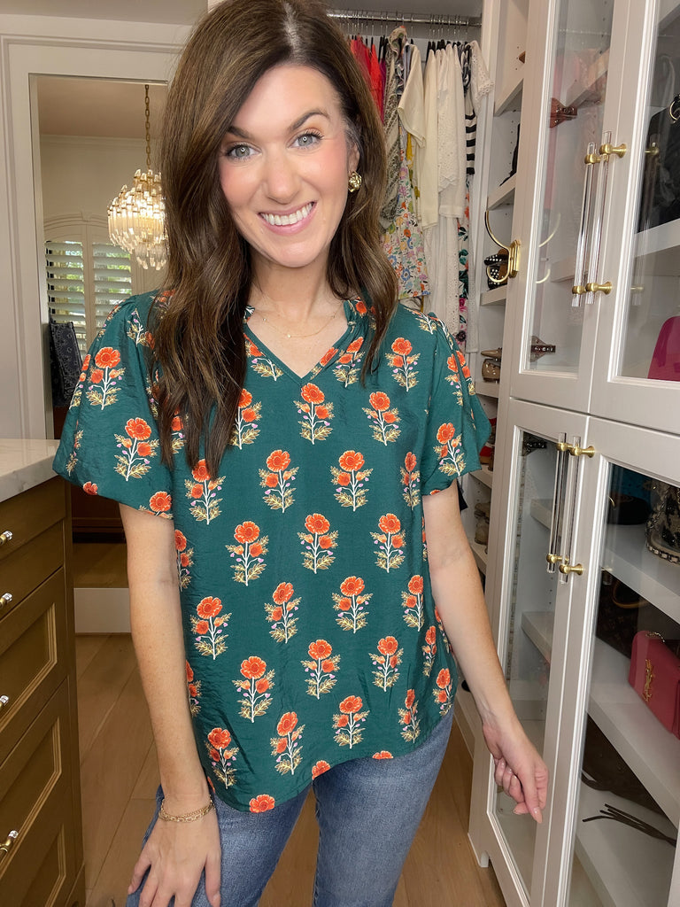 Autumn Garden Top