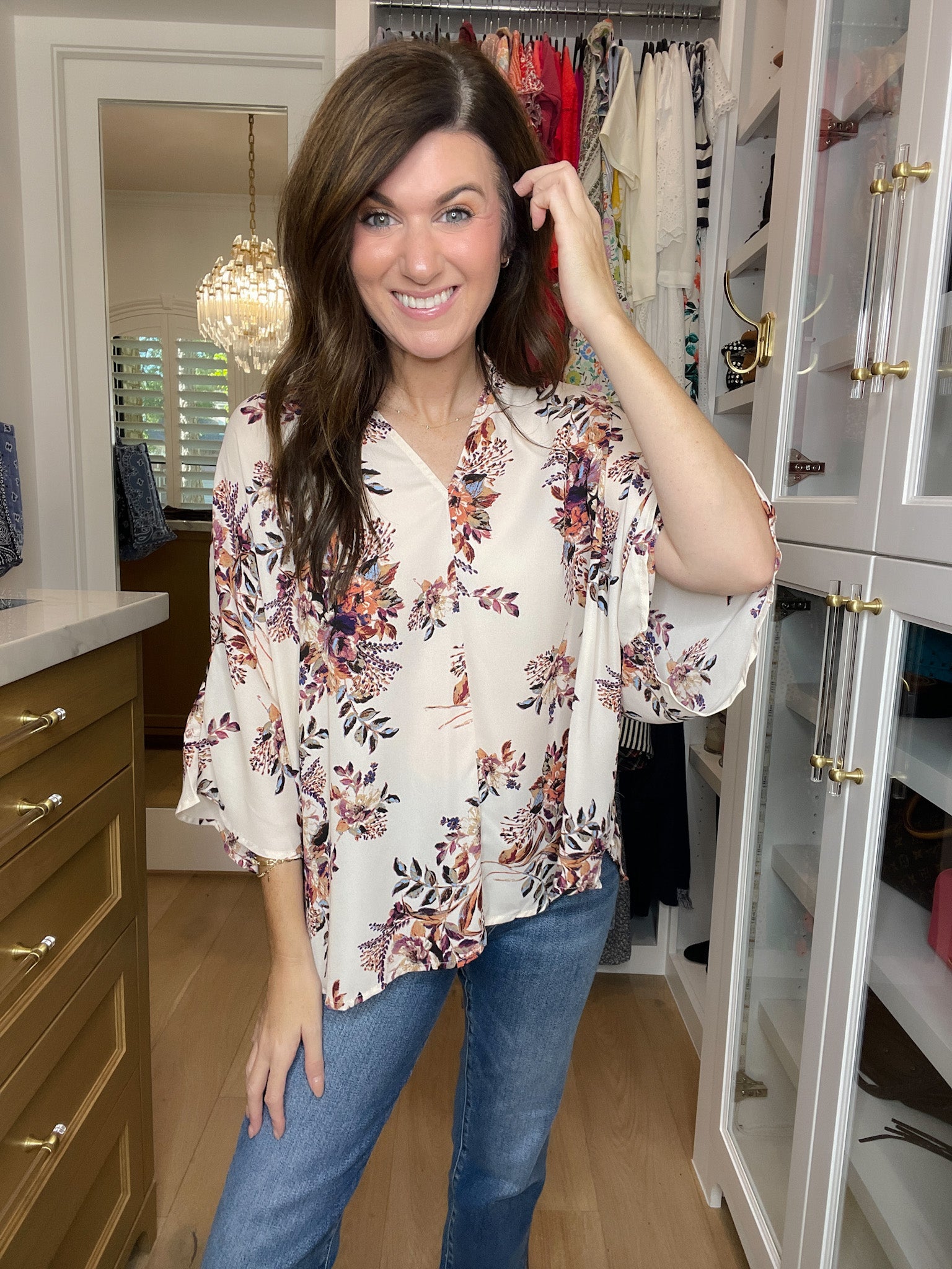 Golden Hour Blooms Top