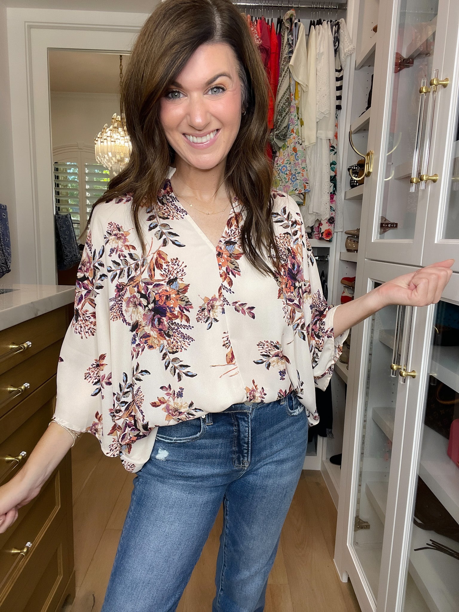 Golden Hour Blooms Top