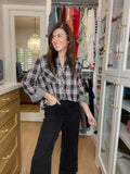 Gather Round Plaid Button Down