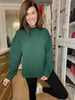 Keep it Moving Textured Tunic in Hunter Green