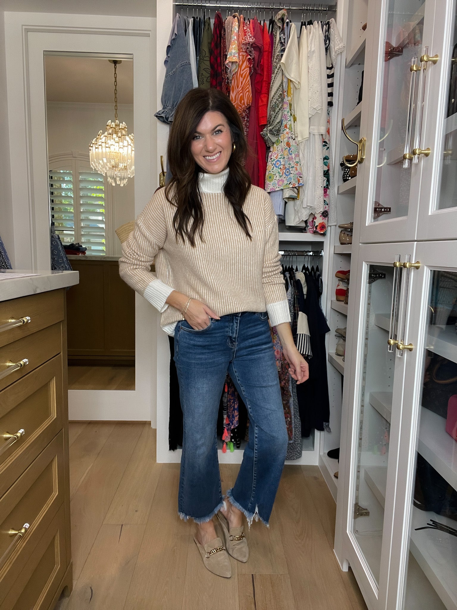 Risen Willow Creek Mid Rise Cropped Jeans