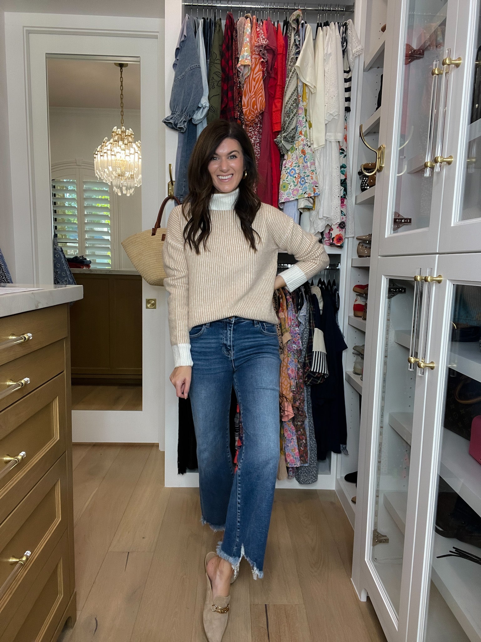 Risen Willow Creek Mid Rise Cropped Jeans