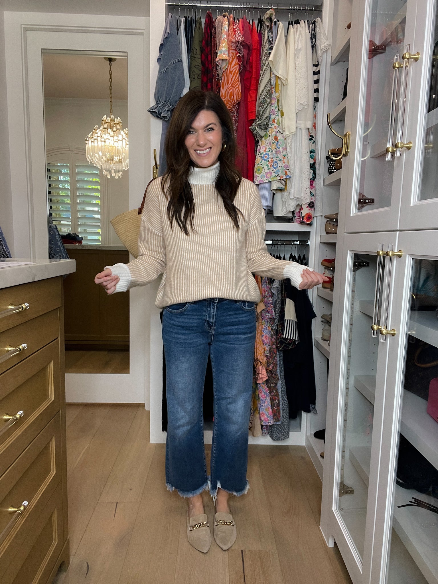 Risen Willow Creek Mid Rise Cropped Jeans