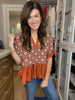 Autumn Mosaic Top