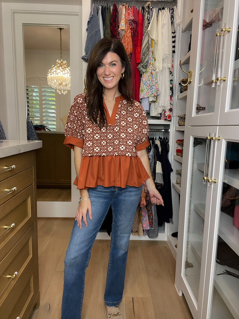 Autumn Mosaic Top