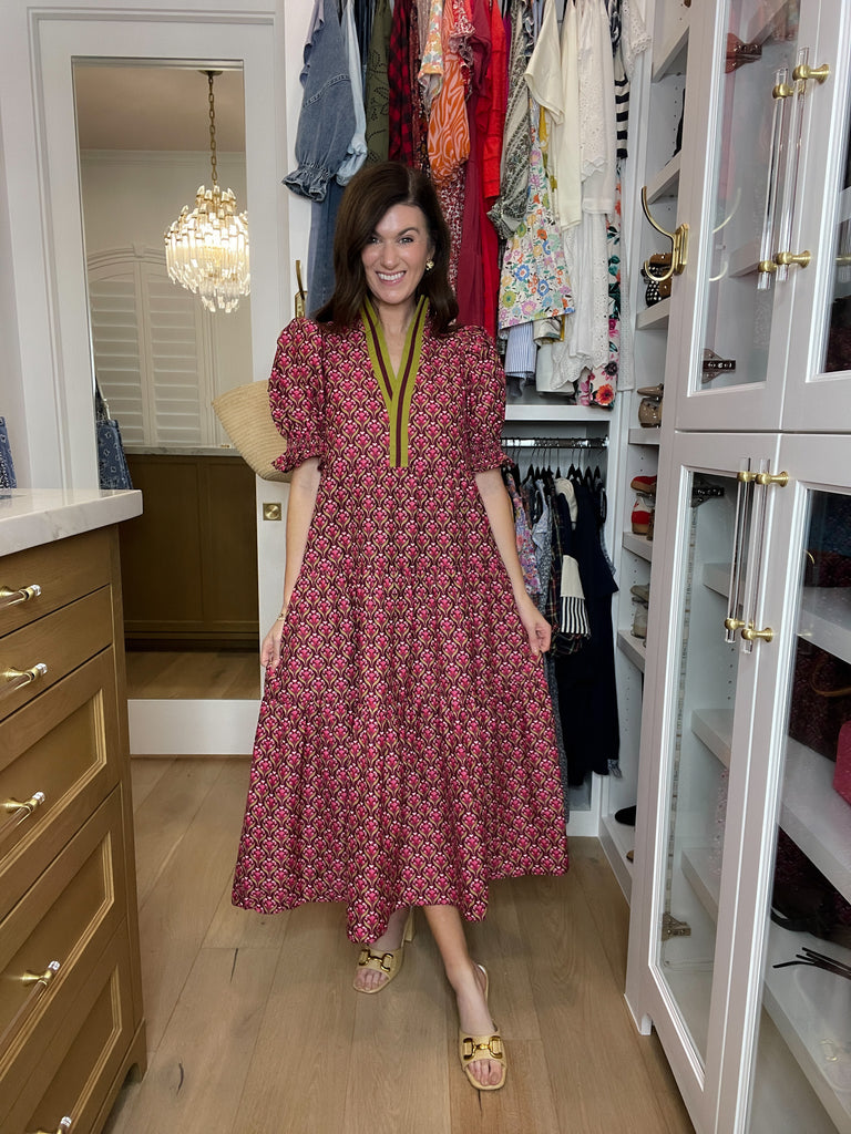 Merlot Moments Midi Dress