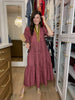 Merlot Moments Midi Dress