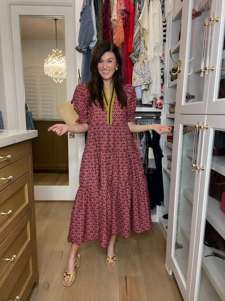 Merlot Moments Midi Dress