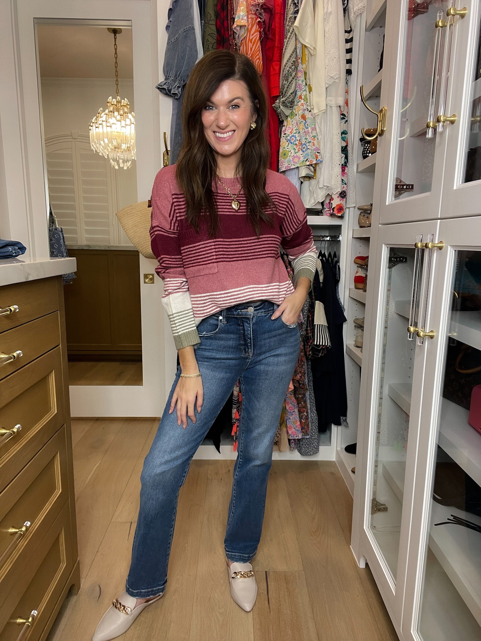 Risen Everett Mid Rise Tummy Control Jeans