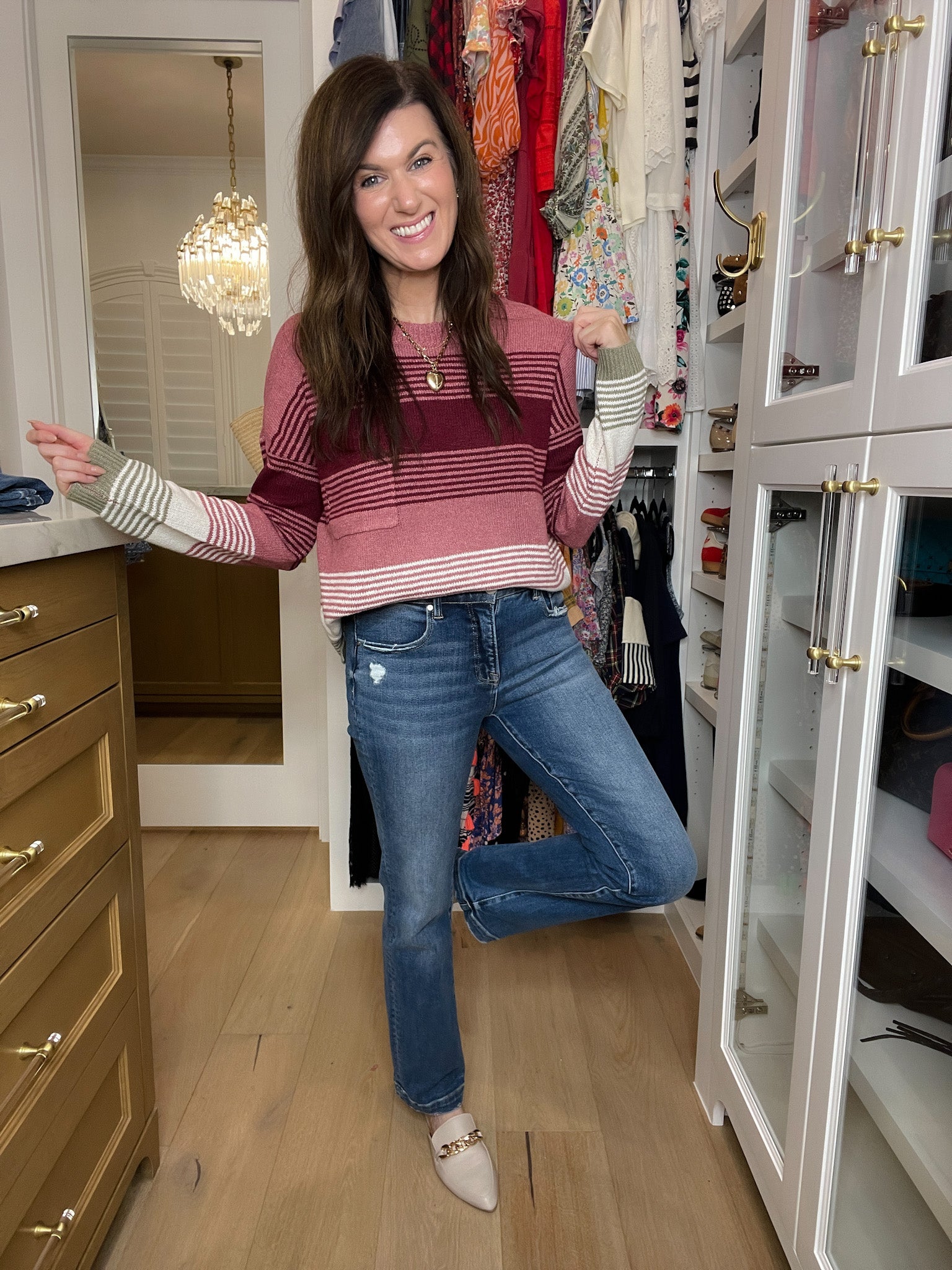 Risen Everett Mid Rise Tummy Control Jeans