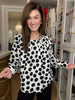 Modern Muse Polka Dot Top