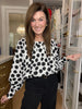 Modern Muse Polka Dot Top