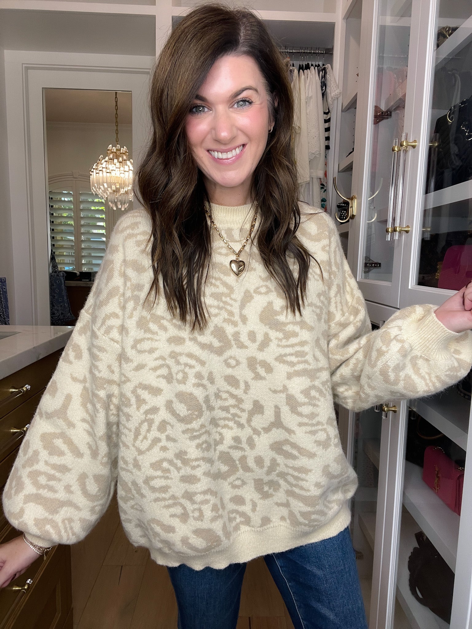 Wild Whispers Leopard Sweater