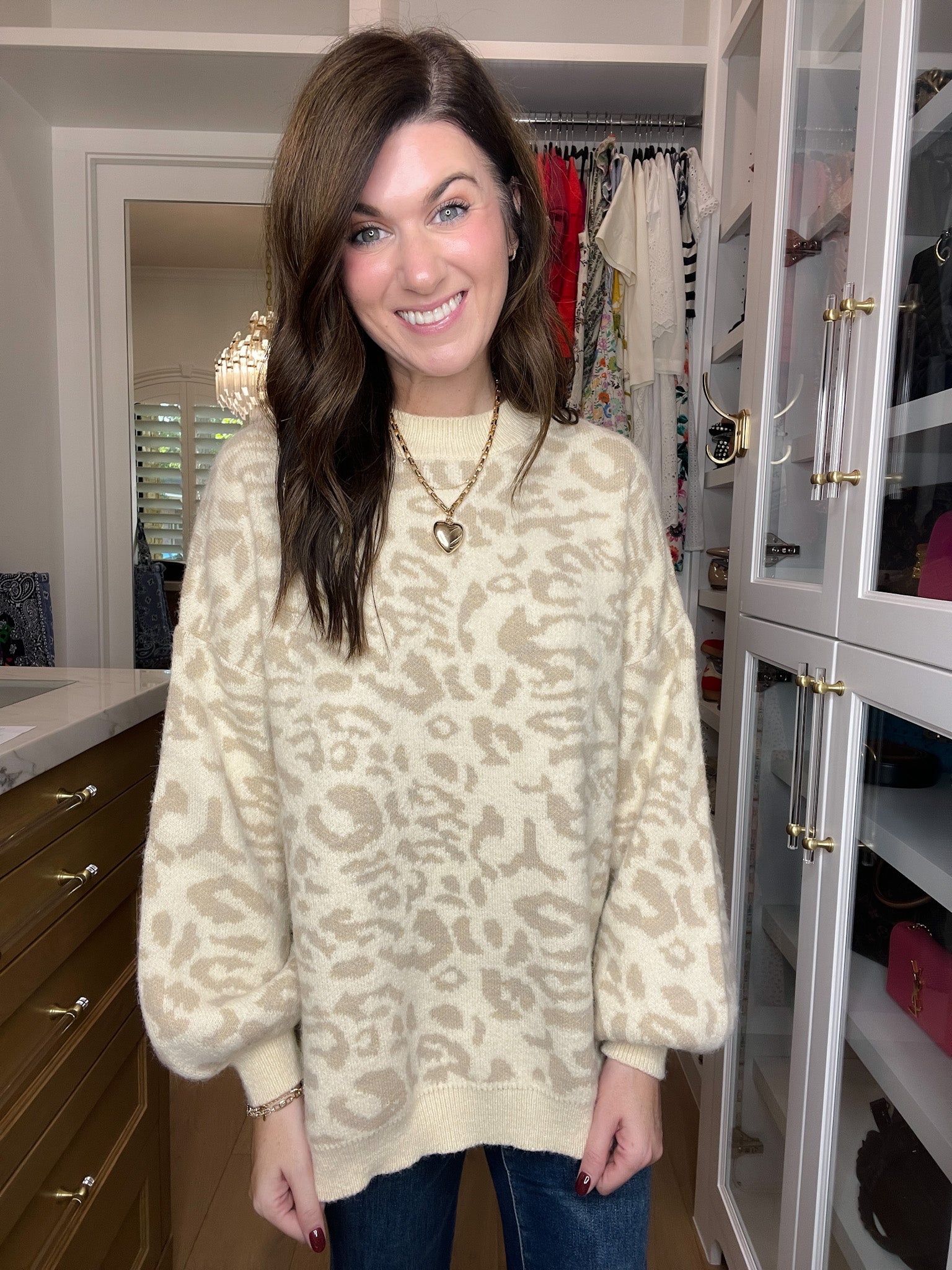 Wild Whispers Leopard Sweater