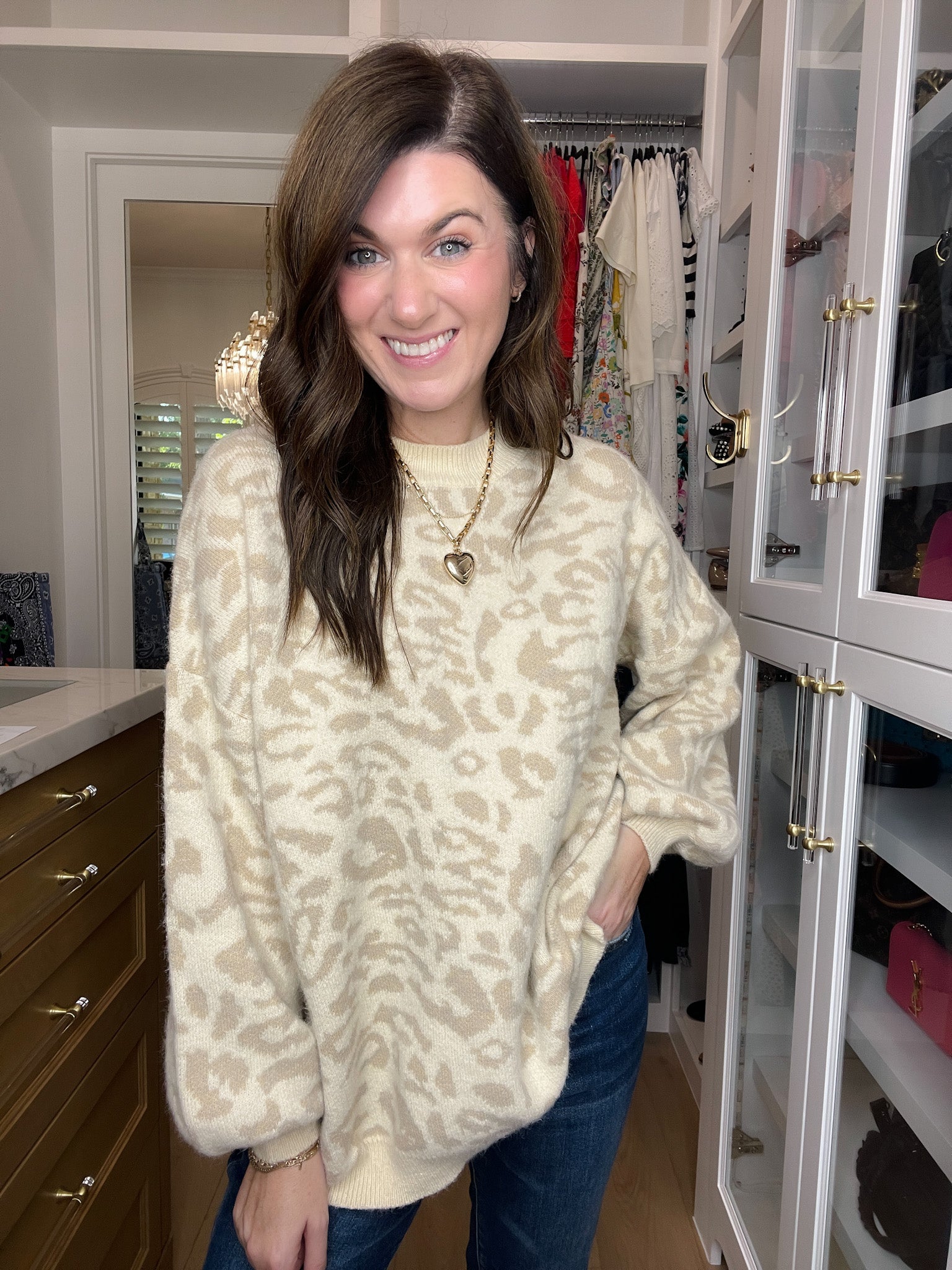 Wild Whispers Leopard Sweater
