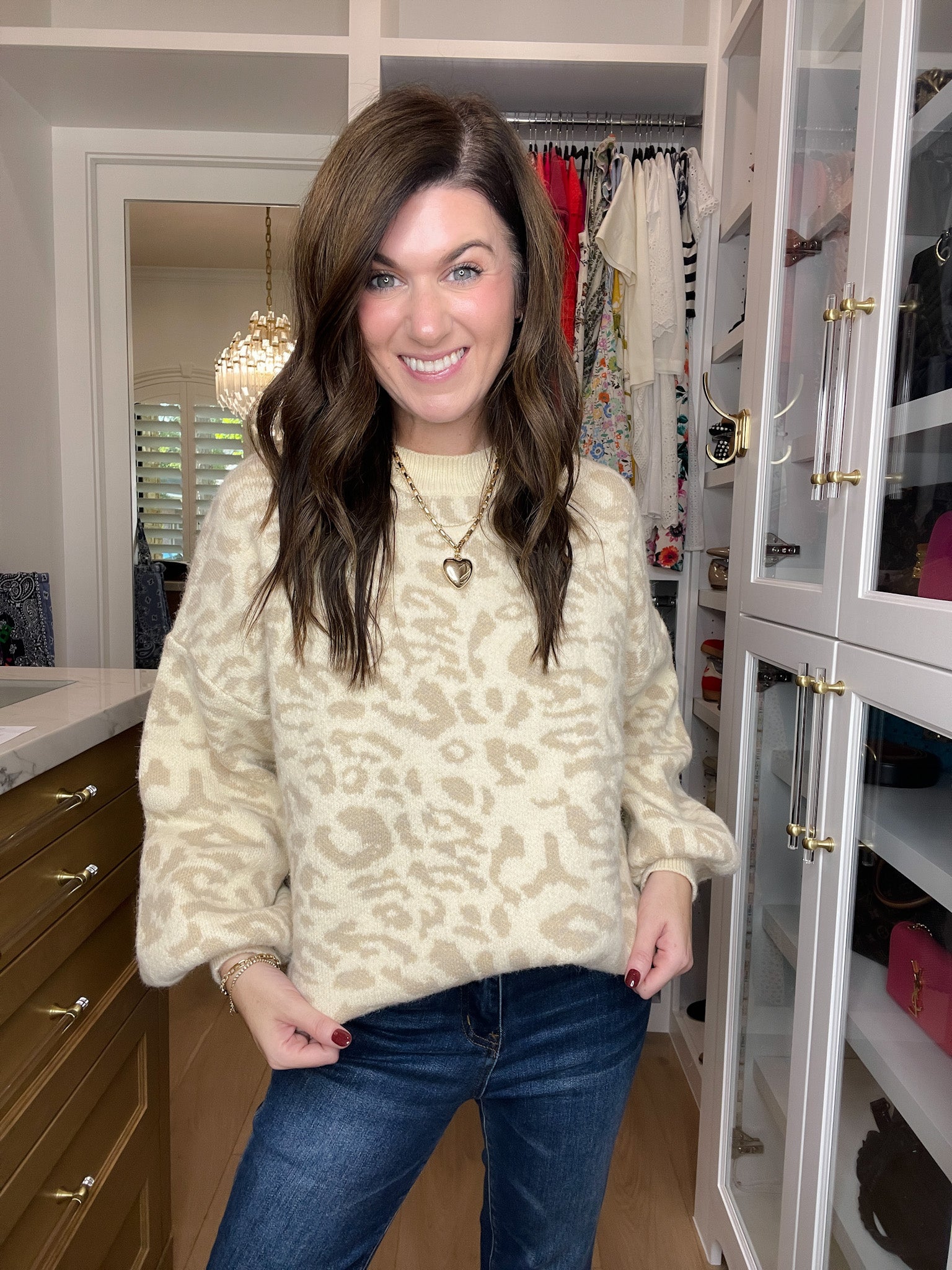 Wild Whispers Leopard Sweater
