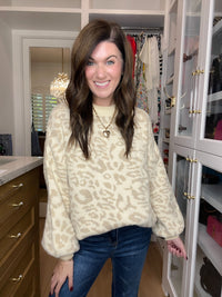 Wild Whispers Leopard Sweater