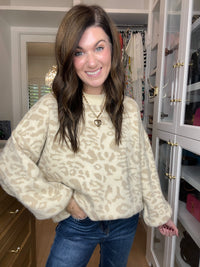 Wild Whispers Leopard Sweater